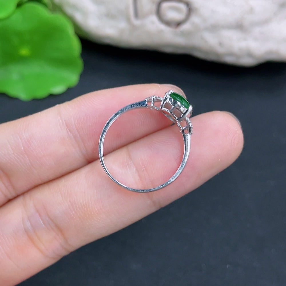 Jadeite Ring 18K Gold