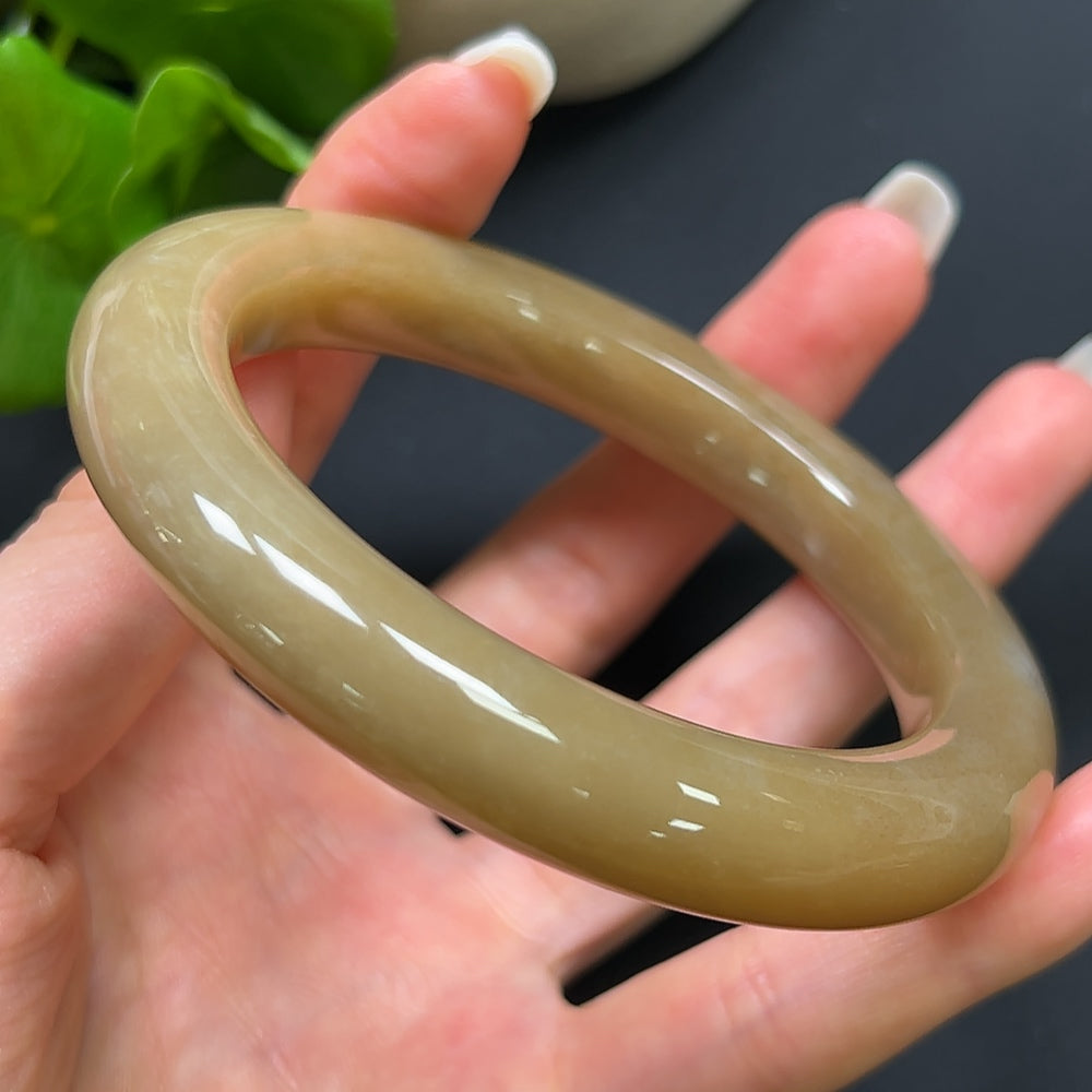 Hetian Jade Round Bracelet