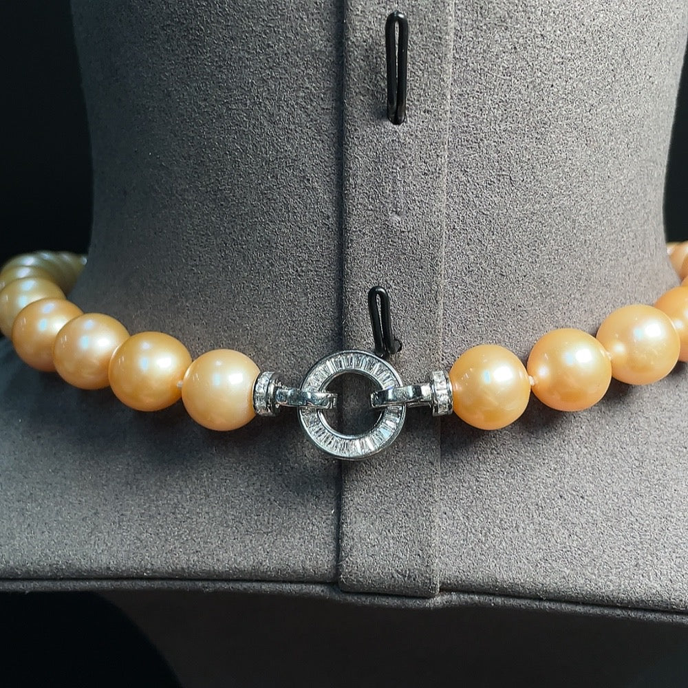 Pearl Strand Non-Gold Setting Approx. 10.8-13.1mm Total Weight Approx. 80.33g