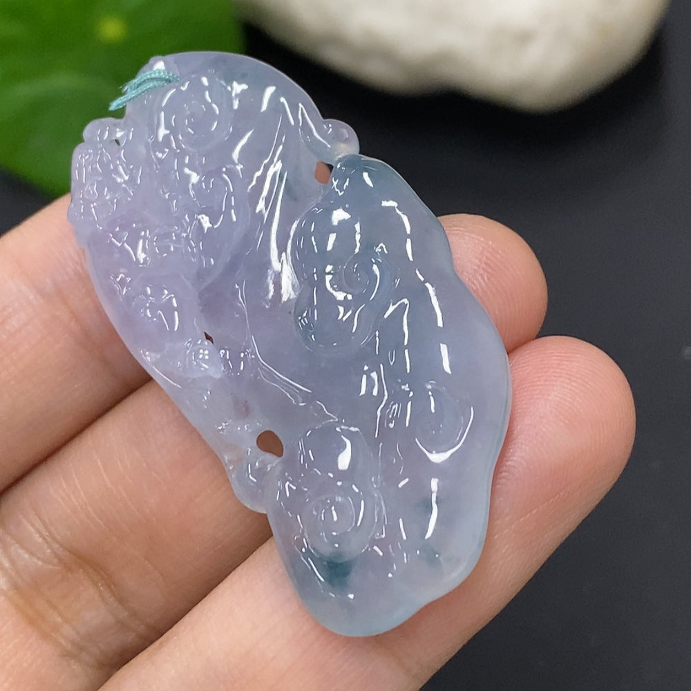Jadeite Ruyi Pendant Total Weight Approx. 11.6g