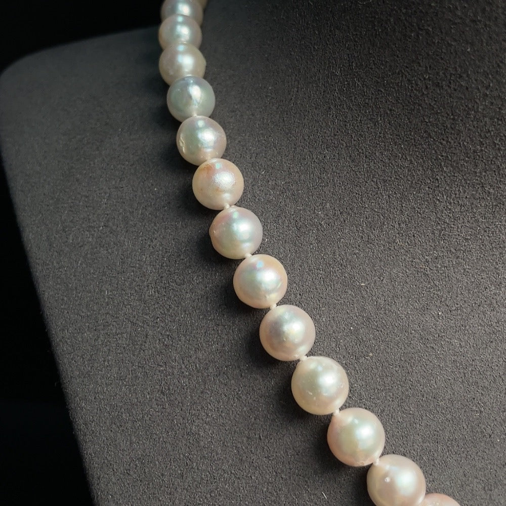 Seawater Pearl Strand Non-Gold Setting Approx. 7.9mm Total Weight About 38.89g