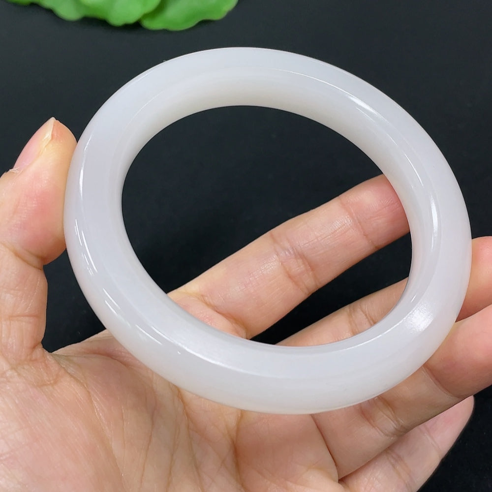 Hetian Jade Round Bracelet