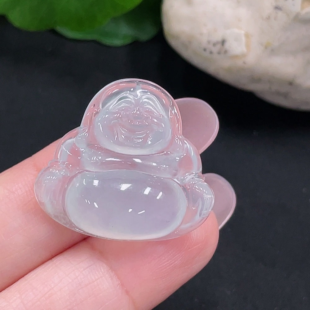 Jadeite Buddha Pendant, Total Weight Approx. 4.9g