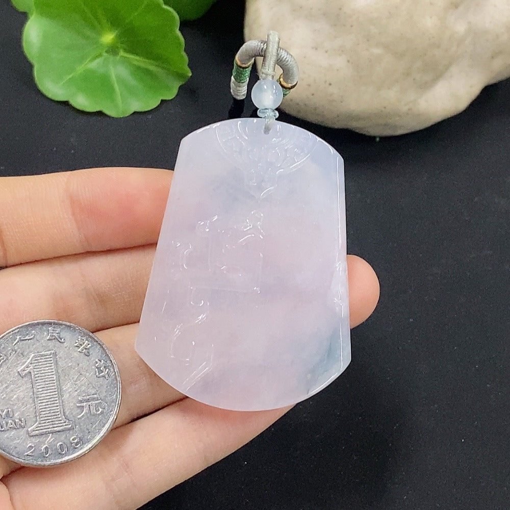Jadeite Antique Pendant Total Weight Approx. 25.67g