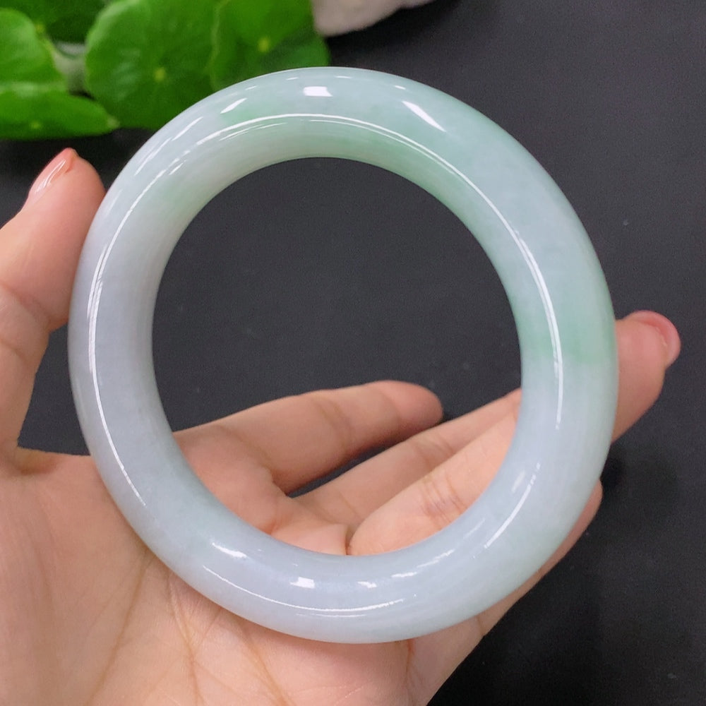 Jadeite Round Bangle Size 56.5mm Total Weight Approx. 83g