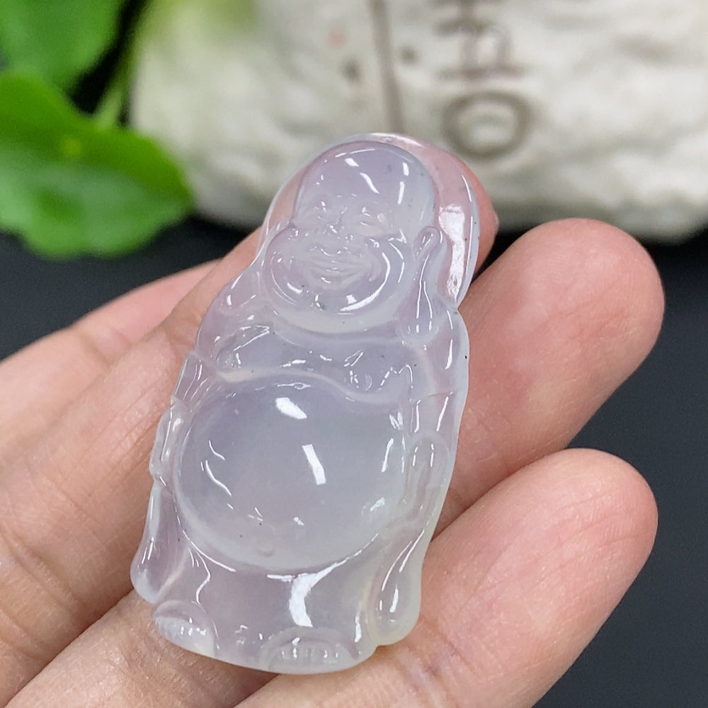 Jadeite Standing Buddha Pendant