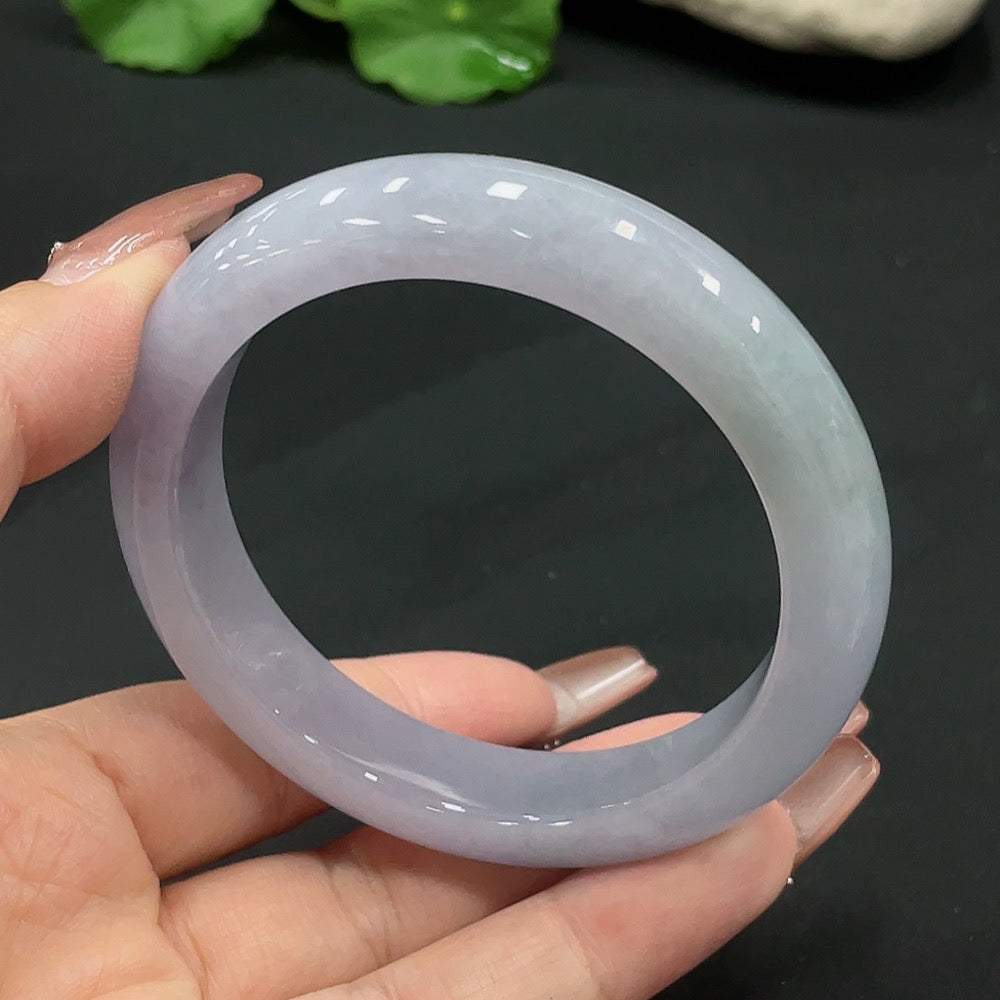 Jadeite Round Bangle Size 56.7 Total Weight Approx. 62.94g