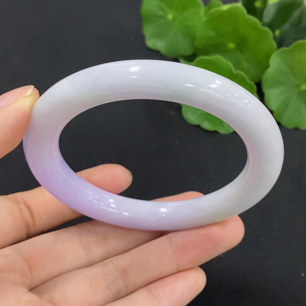 Jadeite Round Bangle Size 56.5 Total Weight Approx. 55.7g