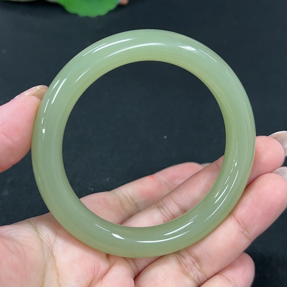 Hetian Jade Bracelet Size 57.5 Total Weight Approx. 55.4g