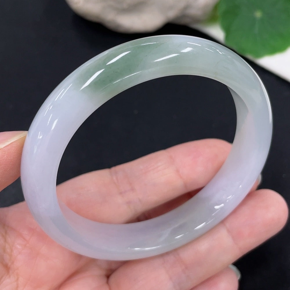 Jadeite Round Bracelet Size 55 Total Weight Approx. 47.2g