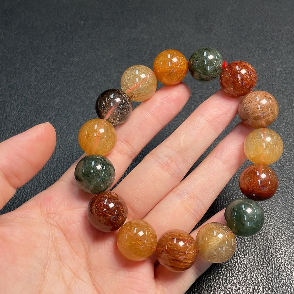 Crystal Bracelet Total Weight Approx. 76.99g Size About 15.2mm