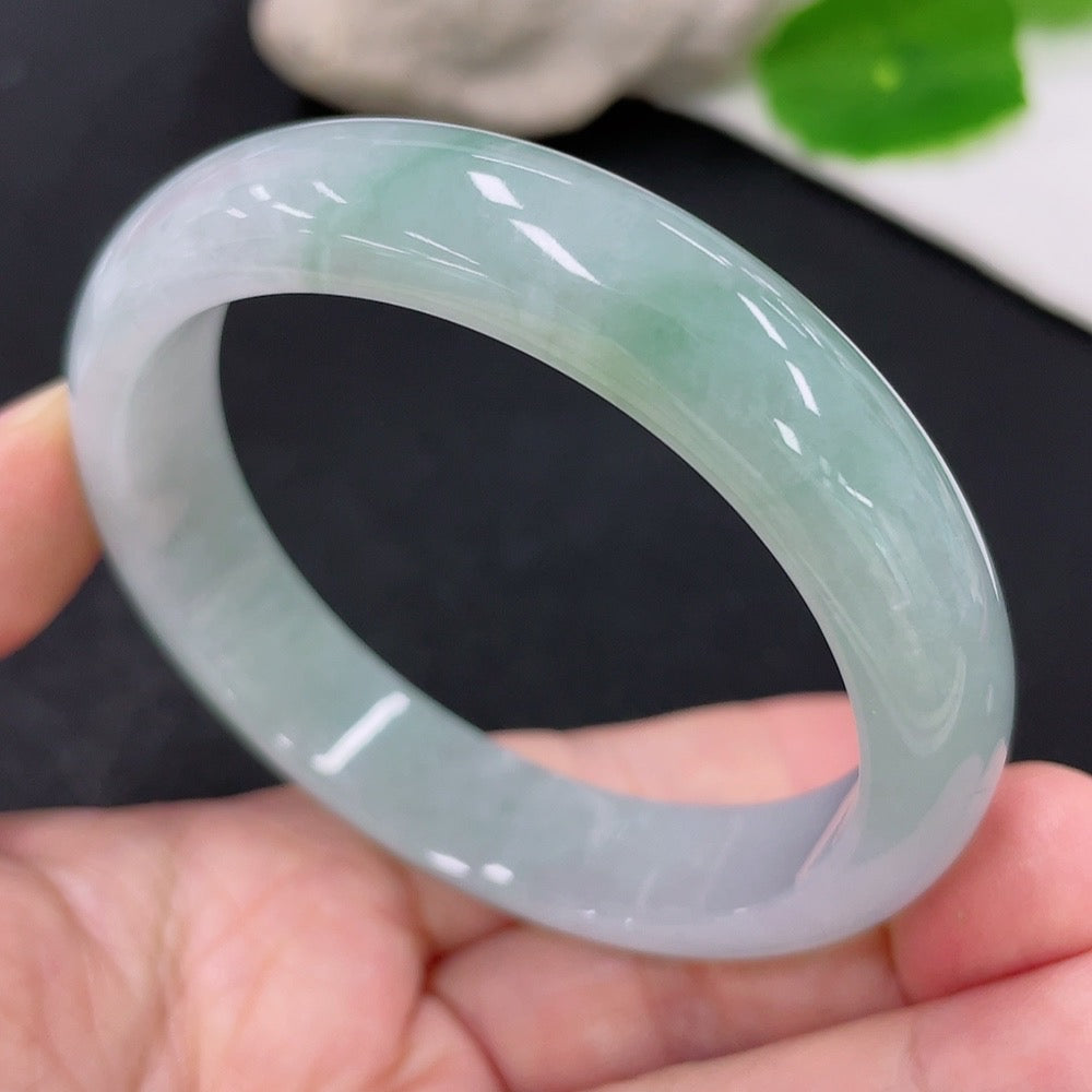 Jadeite Round Bangle Size 57.3 Total Weight Approximately 53.9g