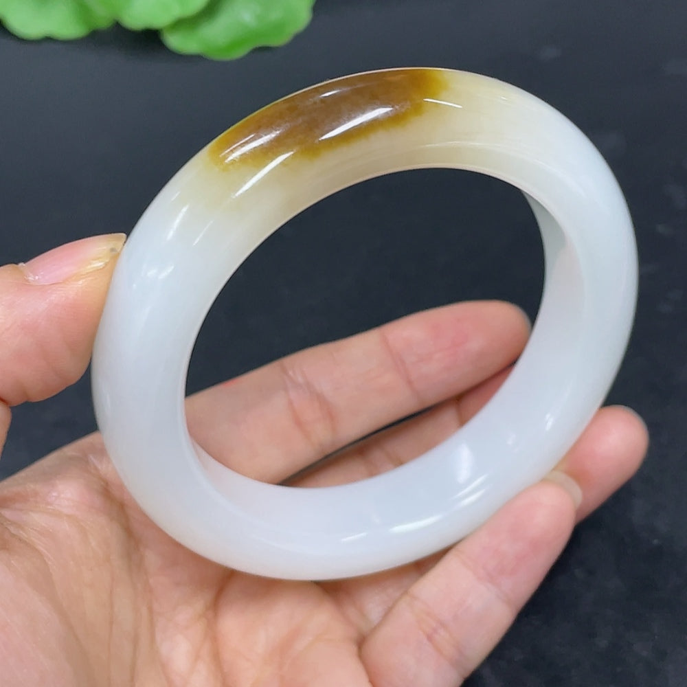 Hetian Jade Round Bracelet