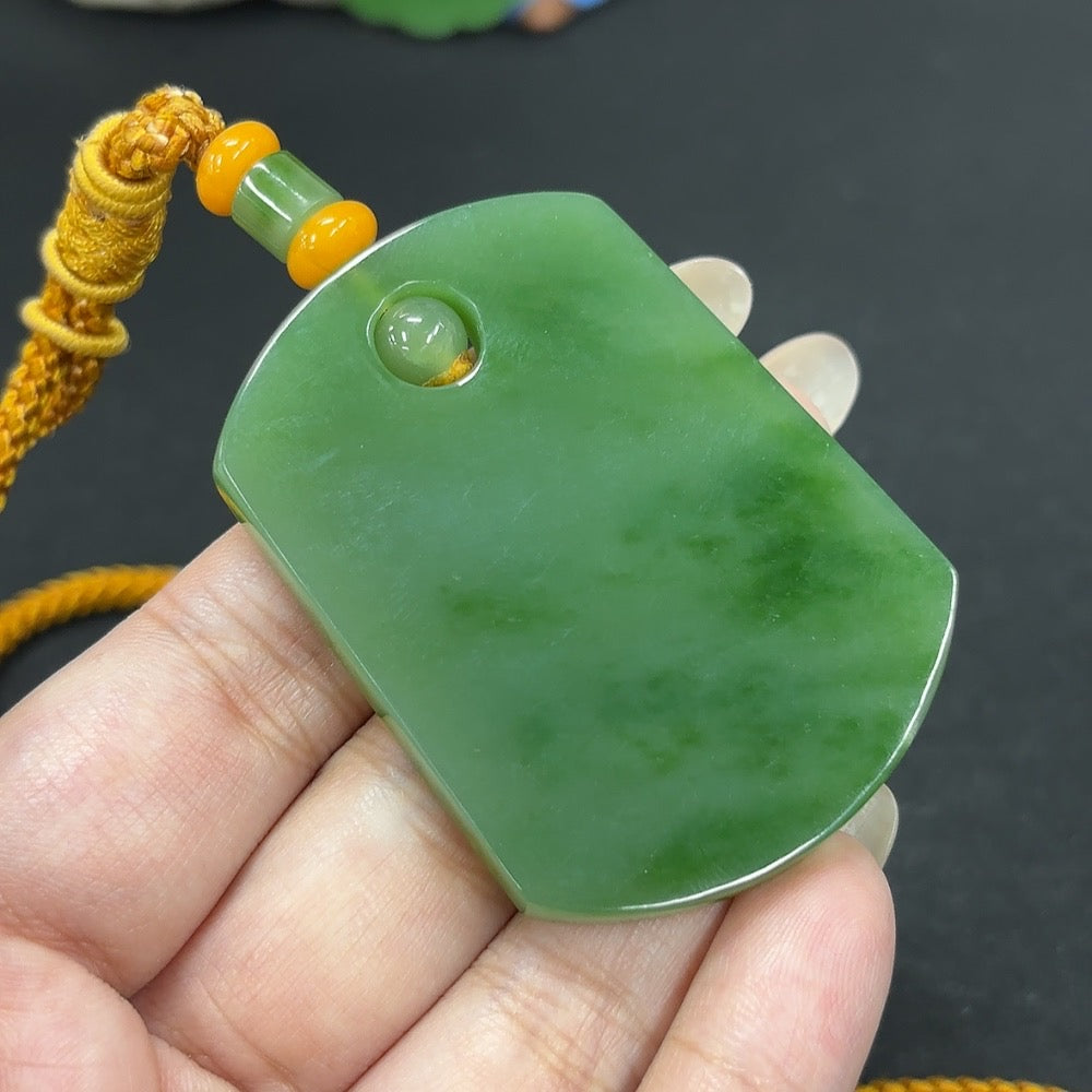 Hetian Jade Pendant, Plain Pendant