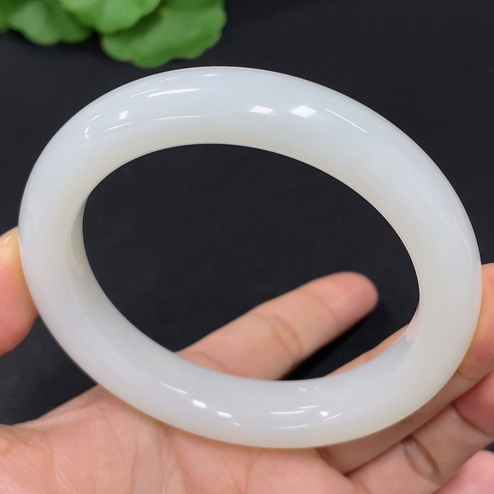 Hetian Jade Round Bracelet