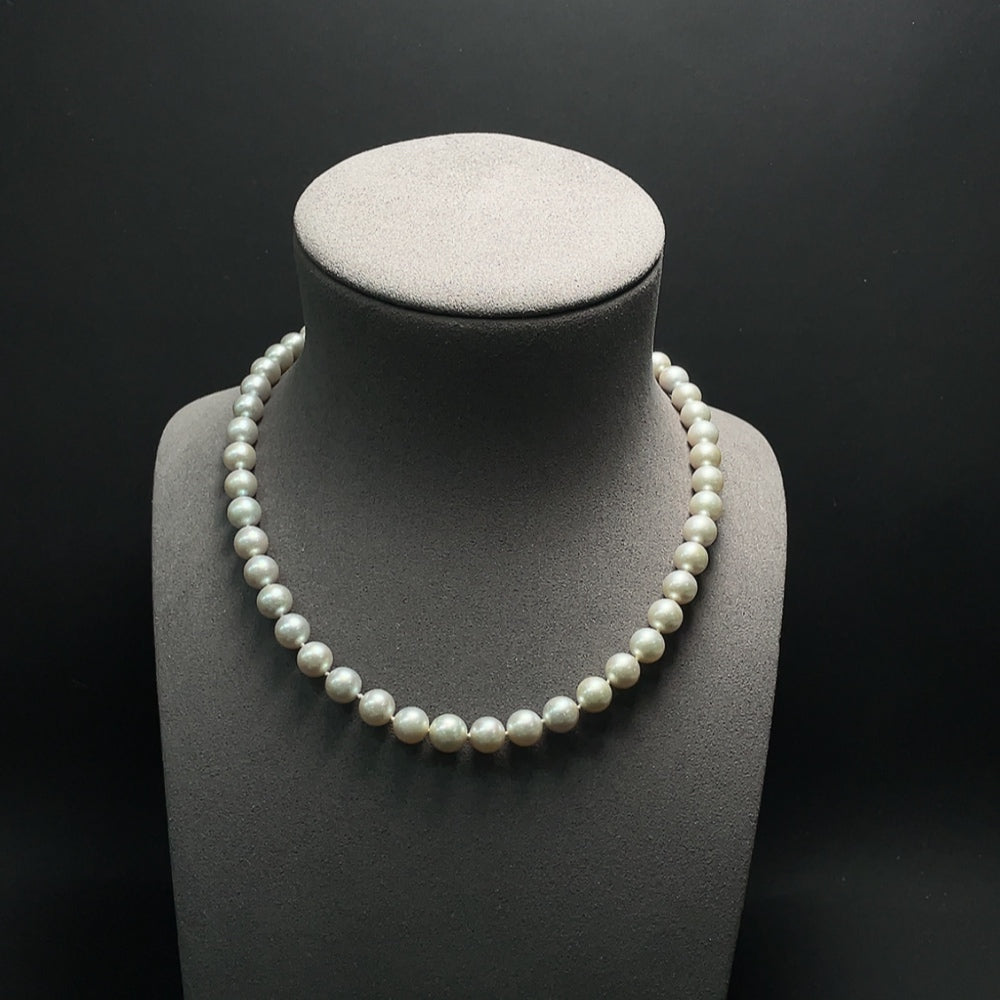 Saltwater Pearl Necklace Color Origin Undetermined Non-Gold