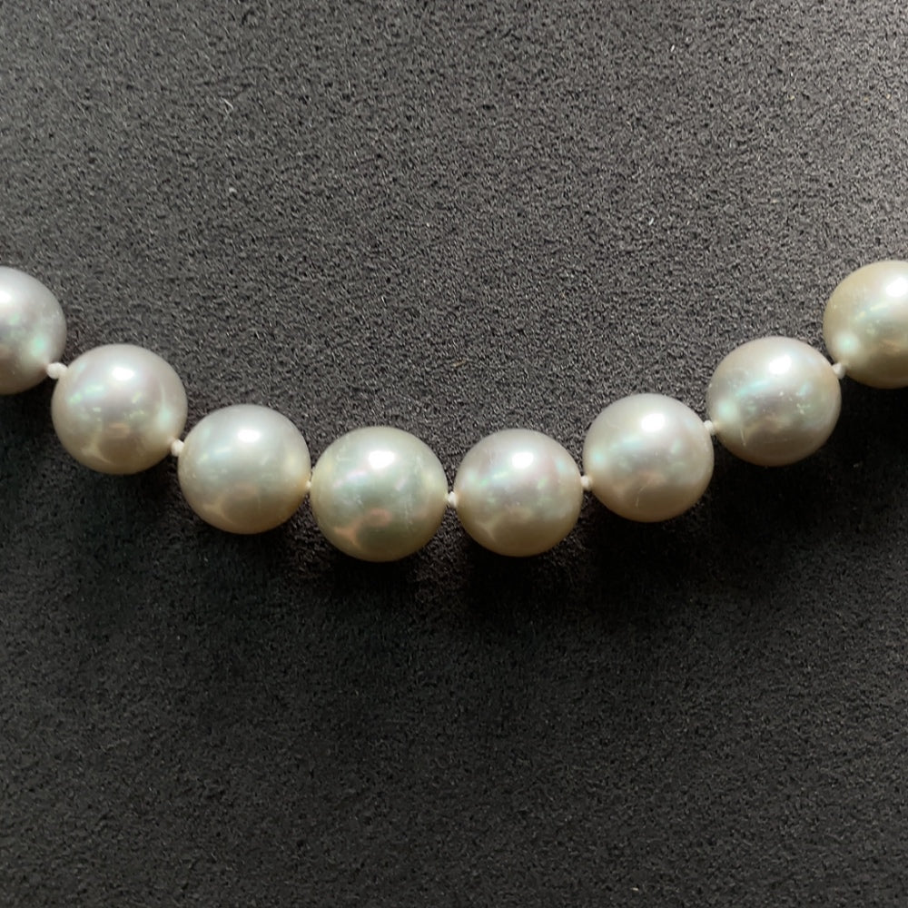 Saltwater Pearl Necklace Color Origin Undetermined Non-Gold