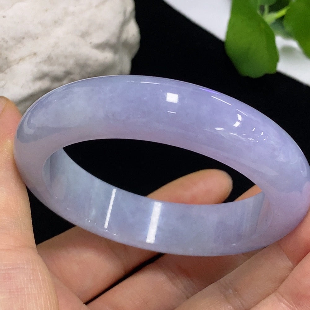 Jadeite Round Bangle Size 57.5 Total Weight Approx. 75.68g