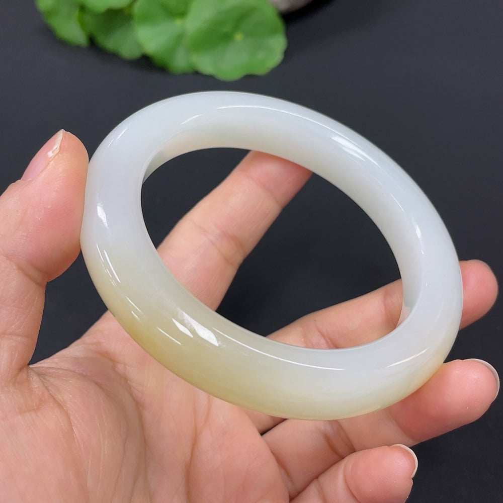 Hetian Jade Round Bracelet