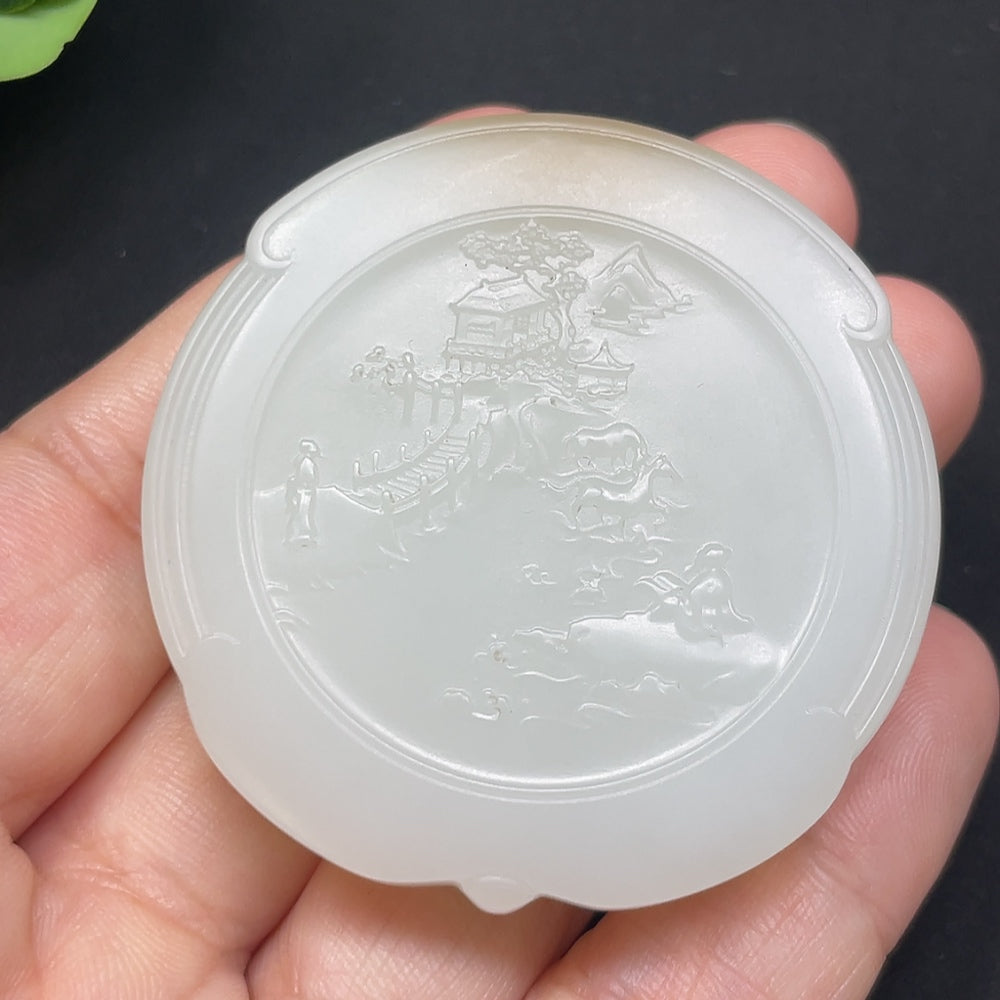 Hetian Jade Guanyin Pendant