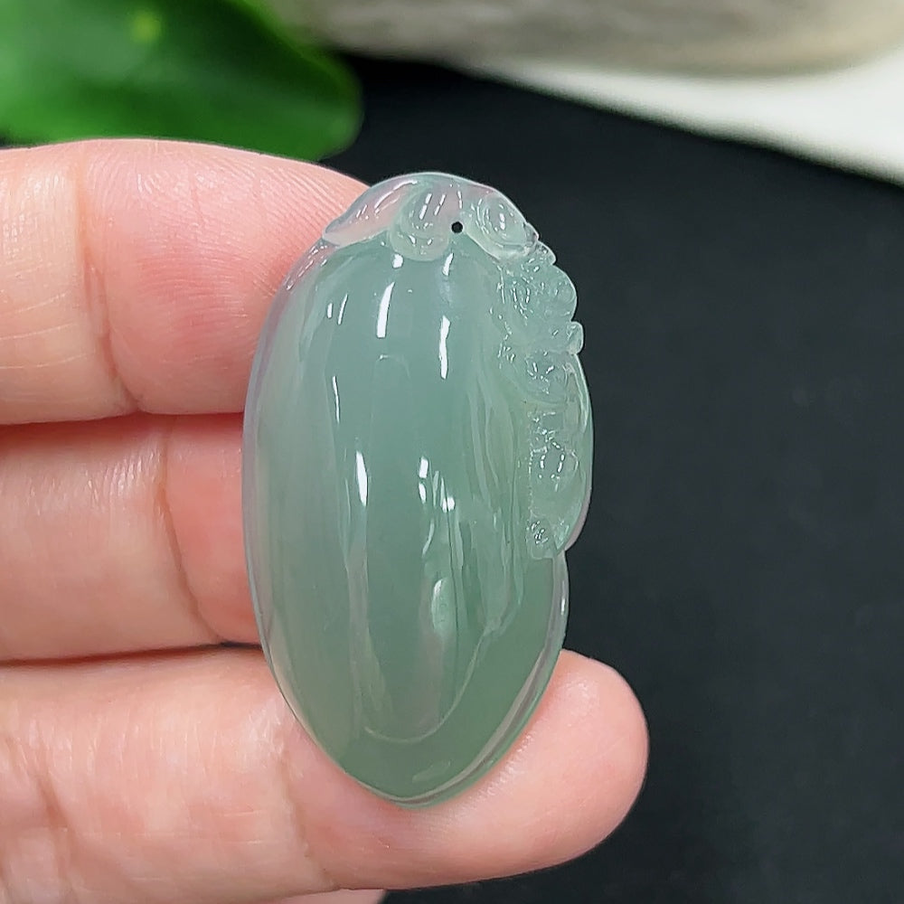 Jadeite Fu Shou Pendant