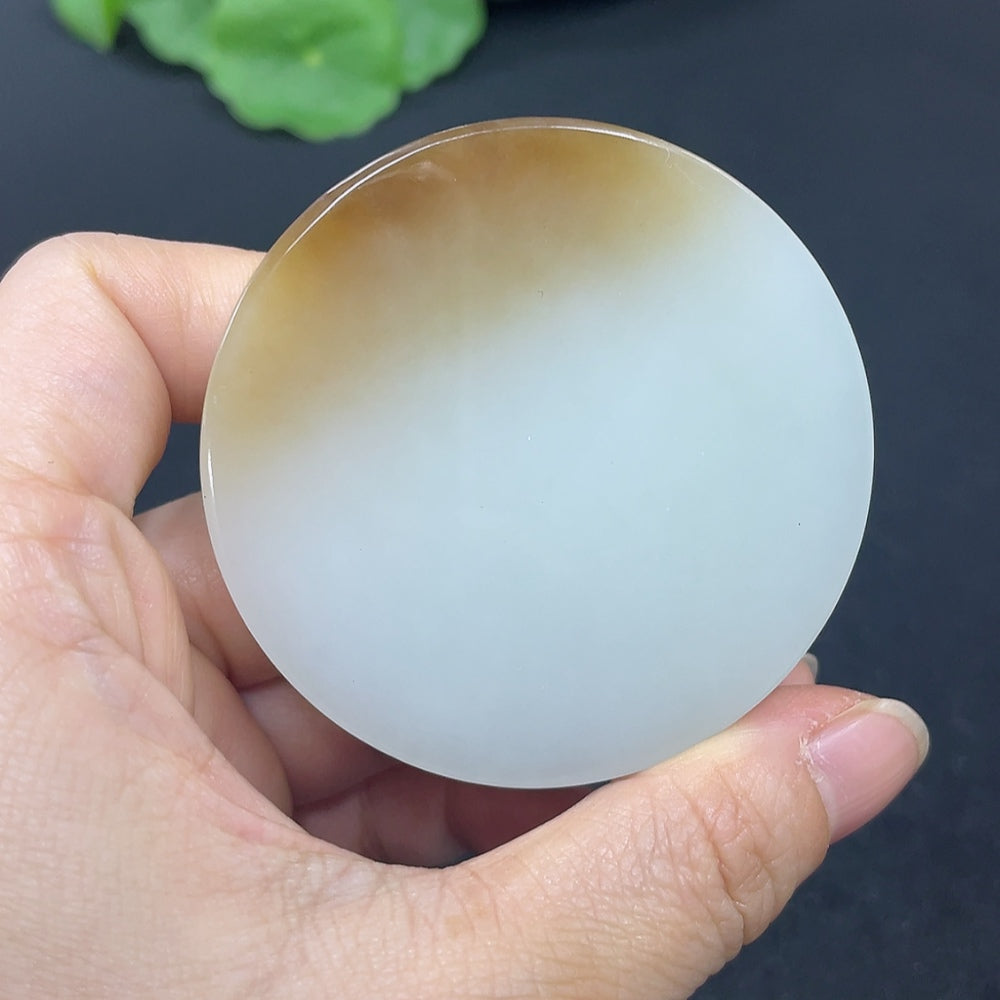 Hetian Jade Plain Pendant