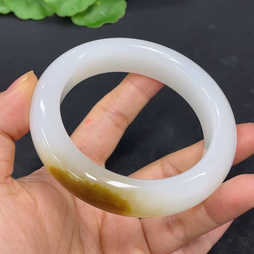 Hetian Jade Round Bracelet