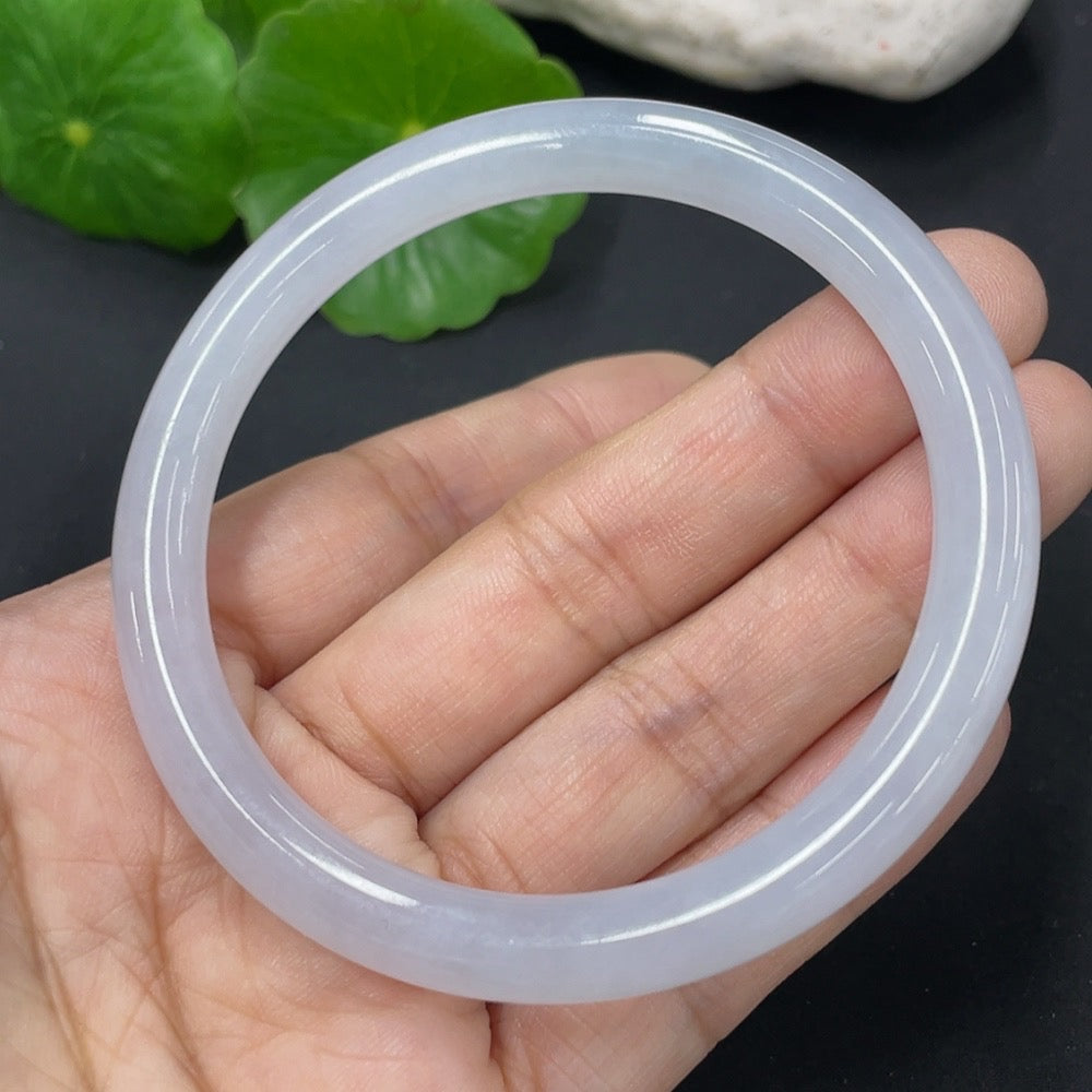 Jadeite Round Bangle Size 53.5mm Total Weight Approx. 24.82g