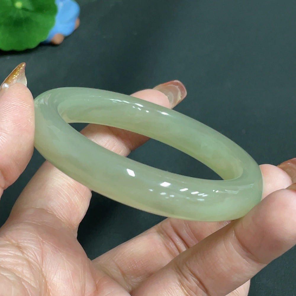 Hetian Jade Regular Bracelet Size 54.4 Total Weight Approx.48g