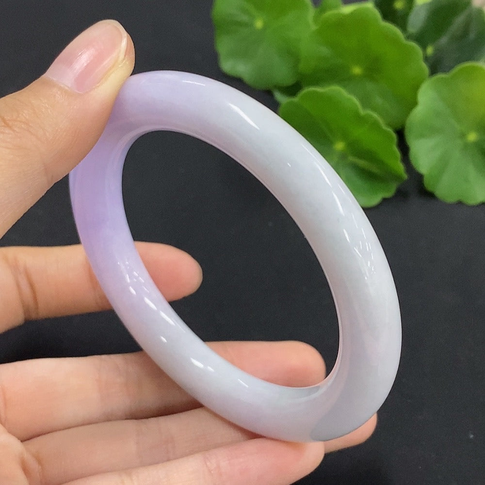 Jadeite Round Bangle Size 56.5 Total Weight Approx. 55.7g