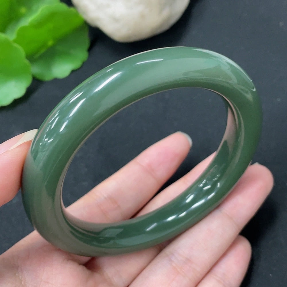Hetian Jade Round Bracelet