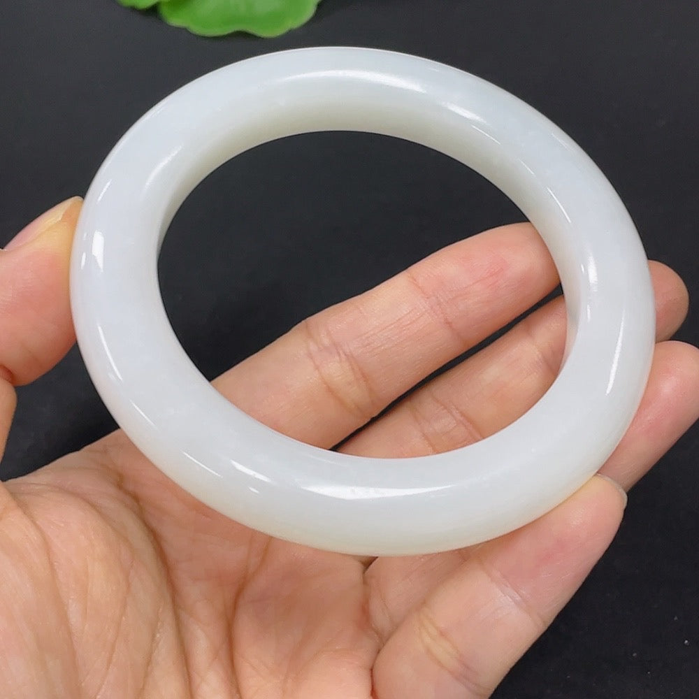 Hetian Jade Round Bracelet
