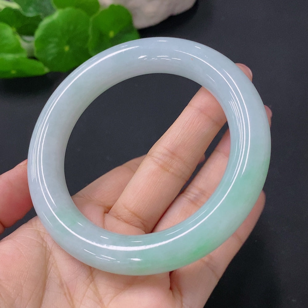 Jadeite Round Bangle Size 56.5mm Total Weight Approx. 83g