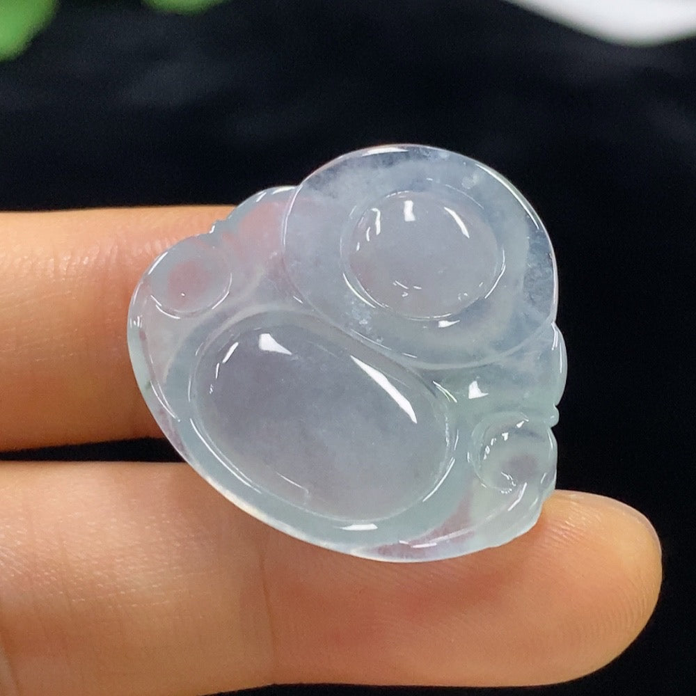 Jadeite Buddha Pendant Total Weight Approx. 6.15g