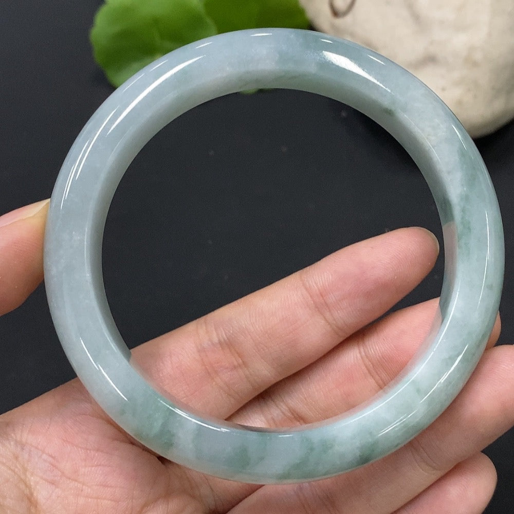 Jadeite Round Bangle Total Weight Approx. 61g Size 58.9