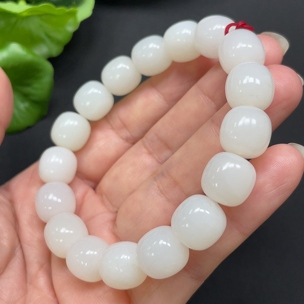 Hetian Jade Bracelet 11.8mm Approx. 50g