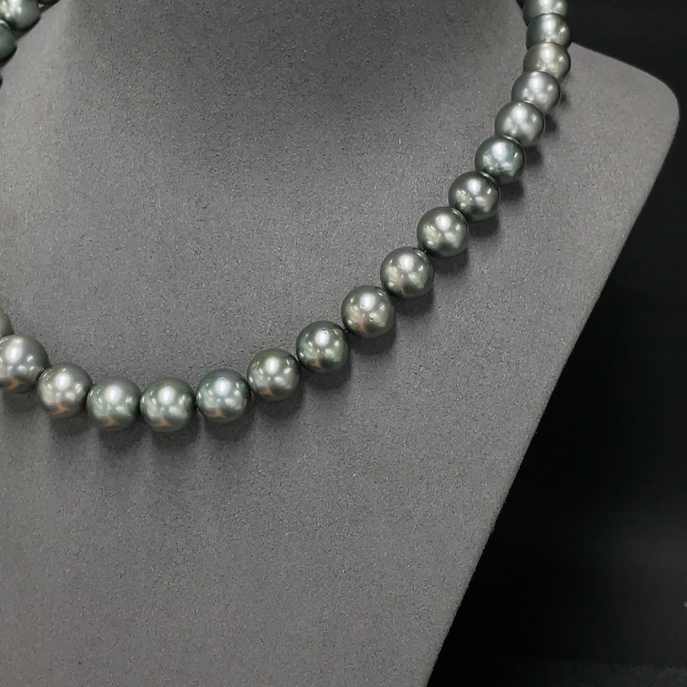 Seawater Pearl Necklace Non-Gold Total Weight Approx. 69.96g Size 9.8-12.1mm