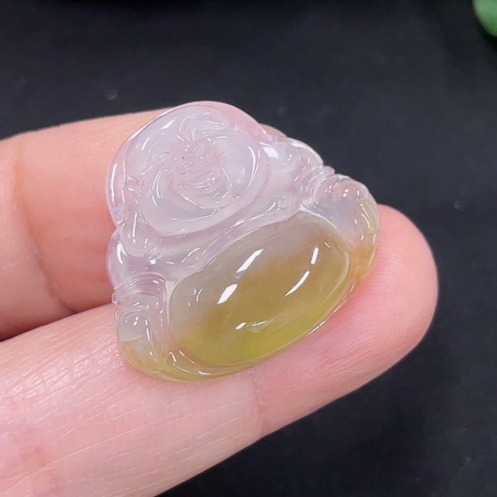 Jadeite Buddha Pendant Total Weight Approx. 3.5g