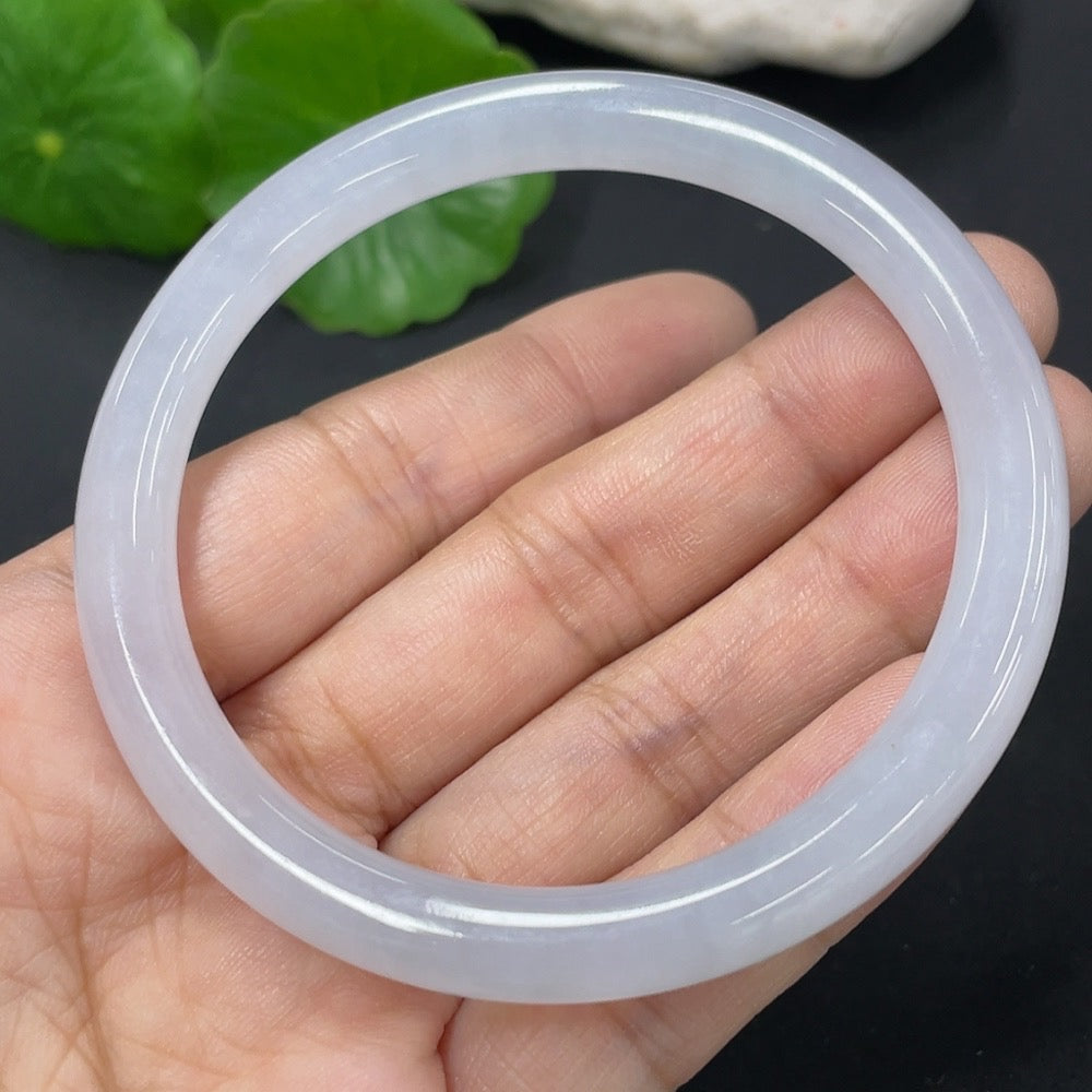 Jadeite Round Bangle Size 53.5mm Total Weight Approx. 24.82g