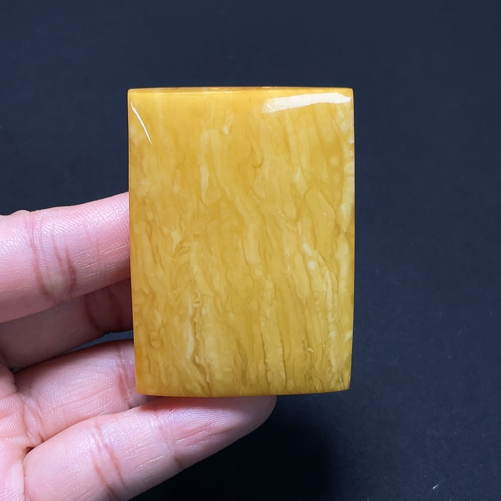 Opaque Amber Pendant