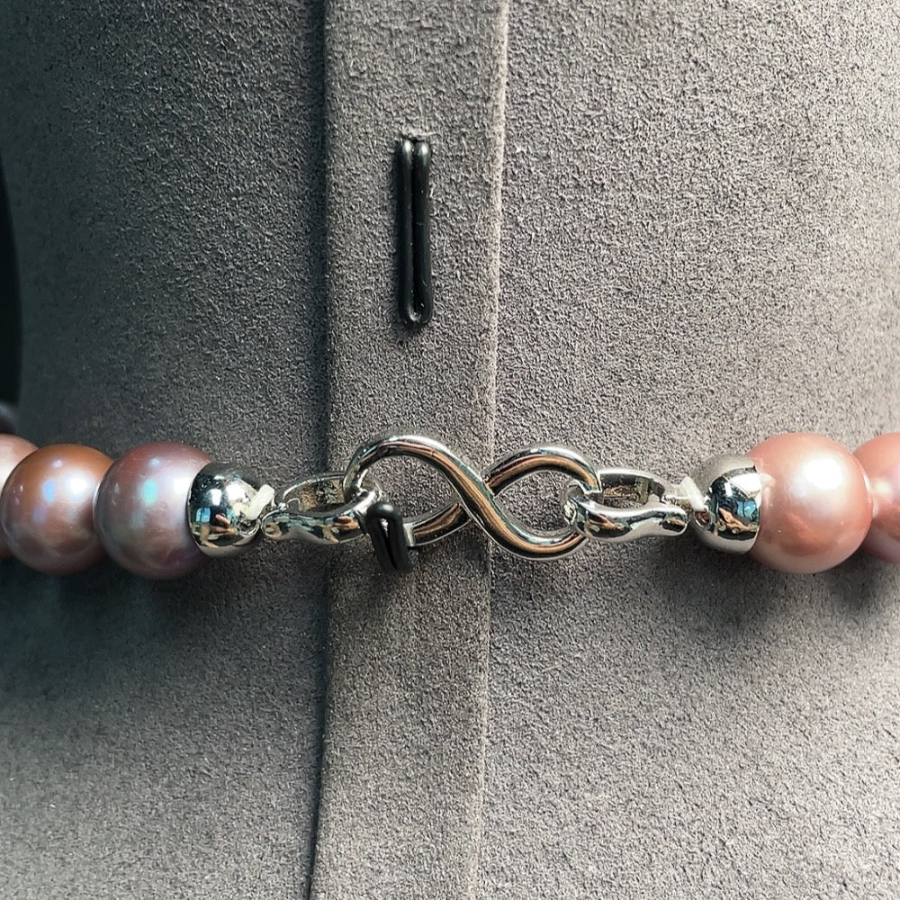 Pearl Necklace Non-Gold Total Weight Approx. 84.95g Size 10.8-14.1mm