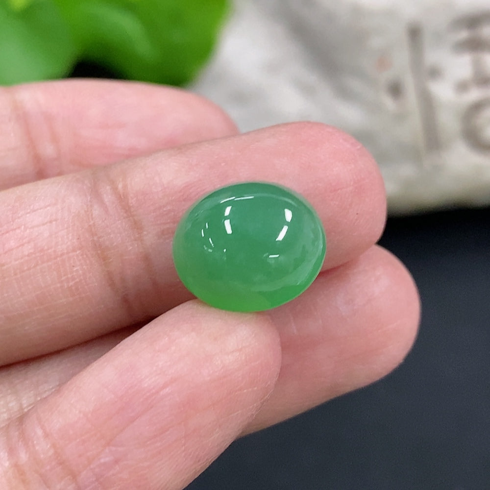 Jadeite Cabochon Total Weight Approx.1.6g