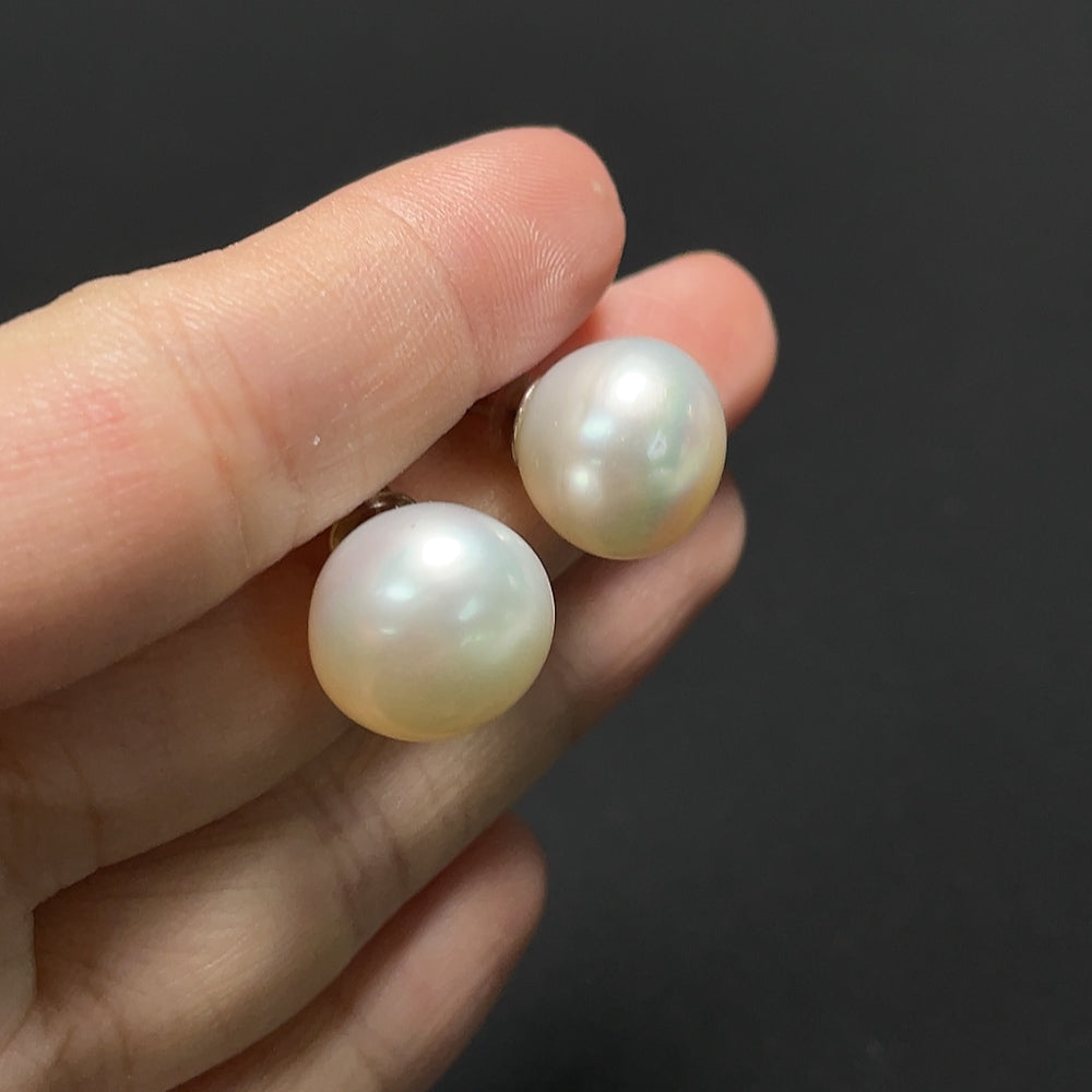 Saltwater Pearl Earrings 18K Gold