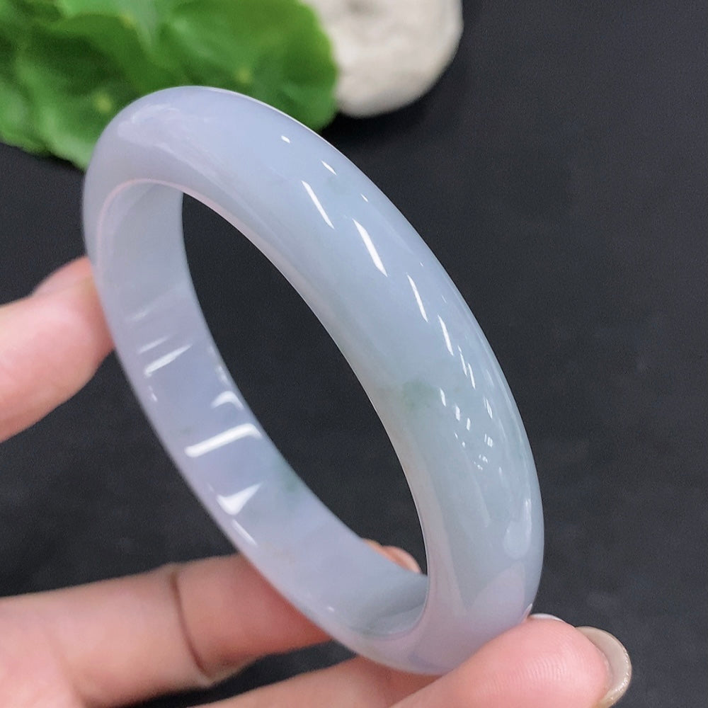 Jadeite Round Bracelet Total Weight Approximately 57g Size 57.5