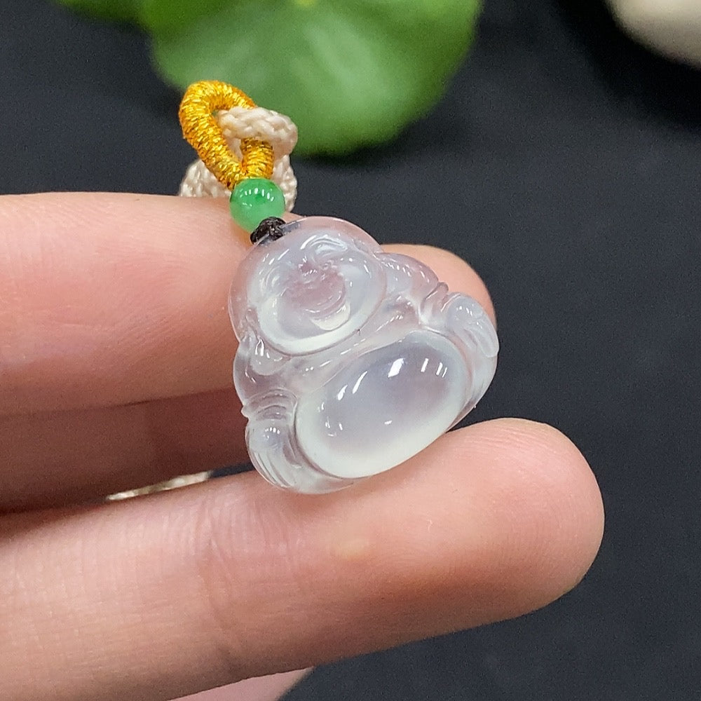 Jadeite Buddha Pendant Total weight about 3.55g