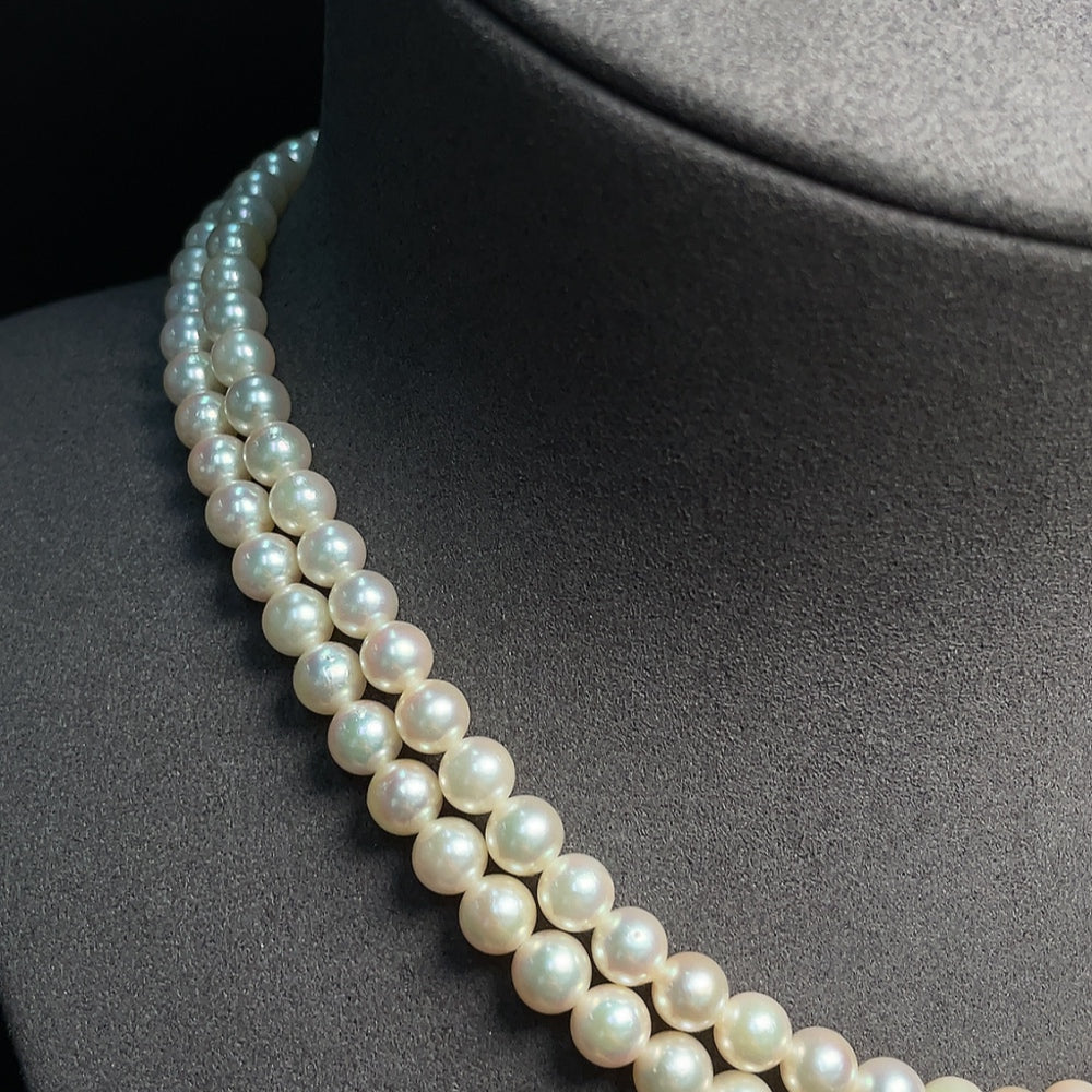 Seawater Pearl Strand Non-Gold Color Origin Undetermined Total Weight Approx. 48.05g Size About 6.2mm