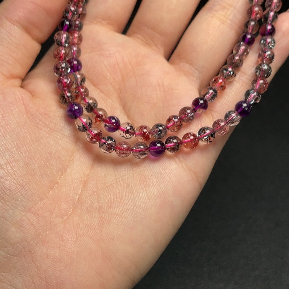Crystal Bead Strand Approx.5.3mm Total Weight Approx.21.16g