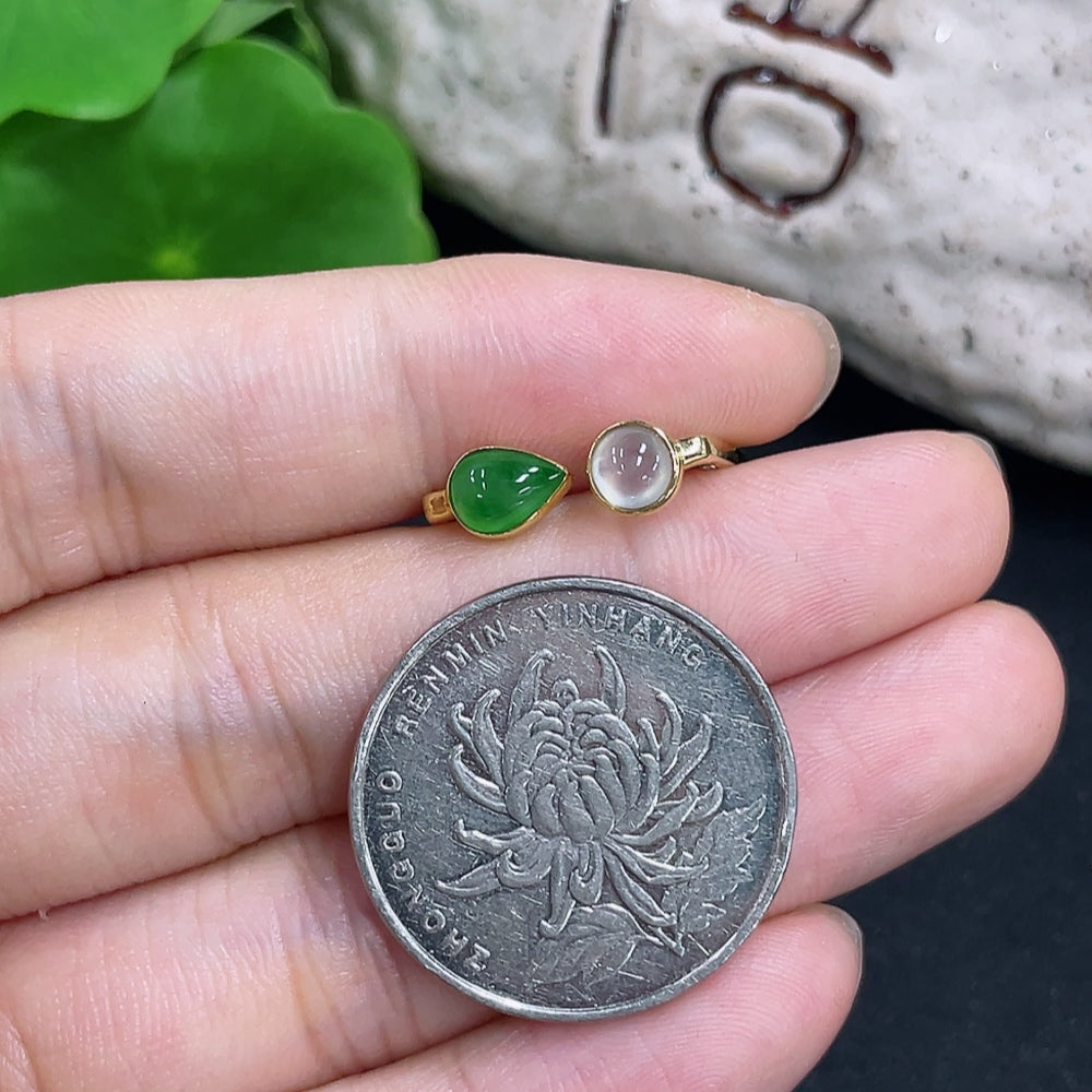 Jadeite Ring 18k