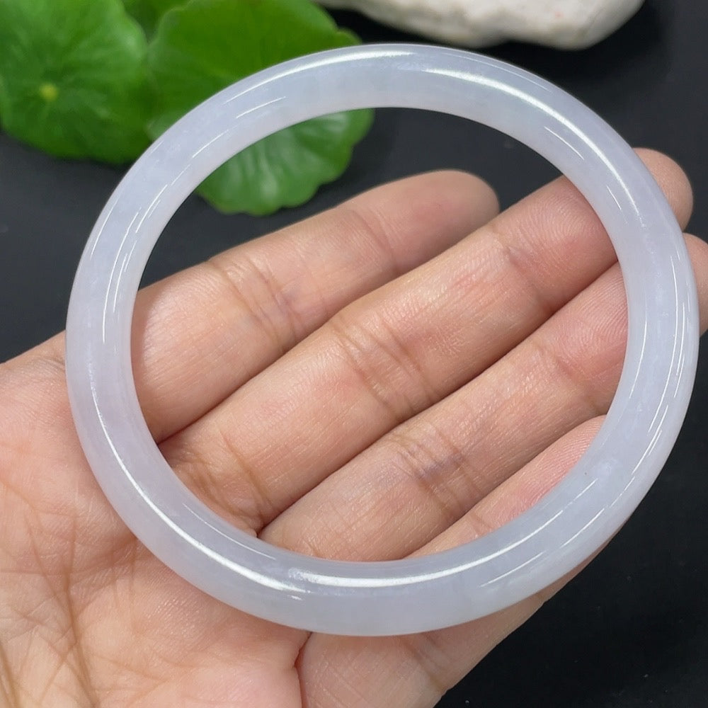 Jadeite Round Bangle Size 53.5mm Total Weight Approx. 24.82g