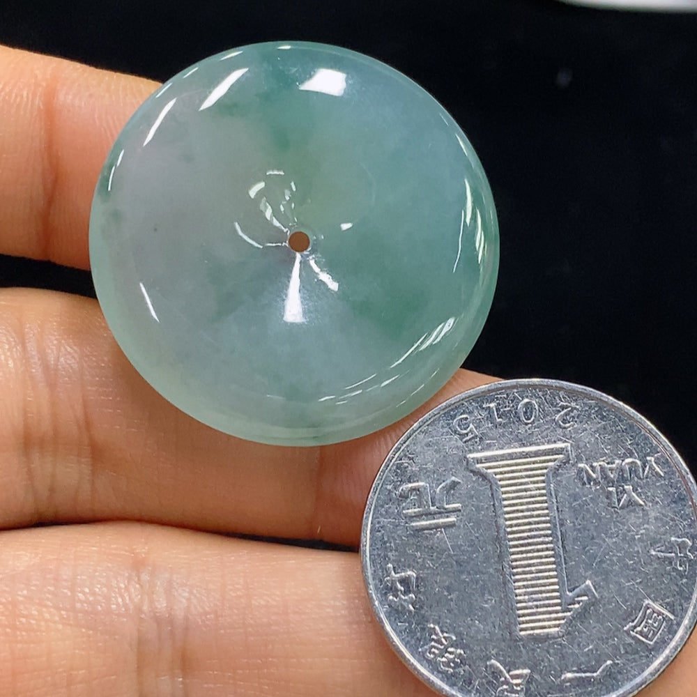 Jadeite Pendant Safety Buckle Total Weight Approx. 10.5g